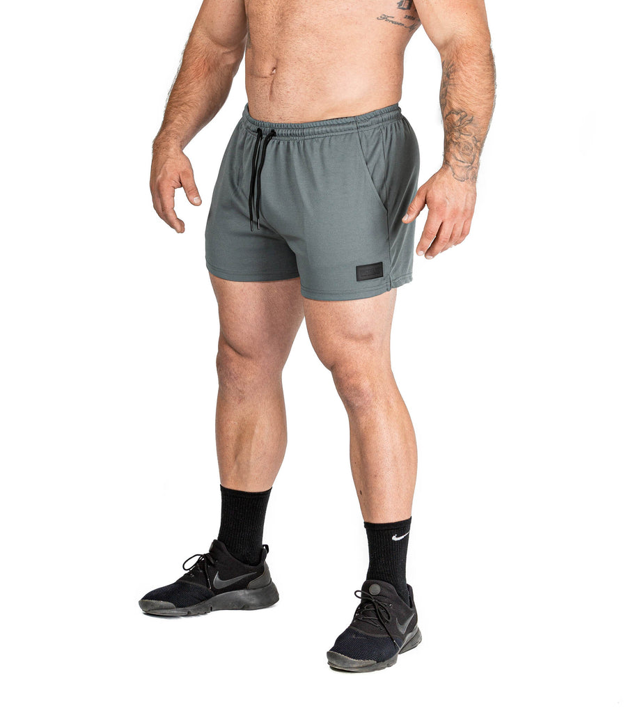 Flex Gym Shorts - Black  Bodybuilding Training Workout Running – Iron Tanks