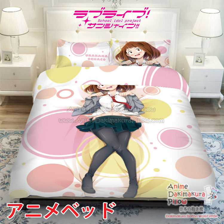 New Ochako Uraraka Boku No Hero Academia Japanese Anime Bed Blanket Anime Dakimakura Pillow 9641