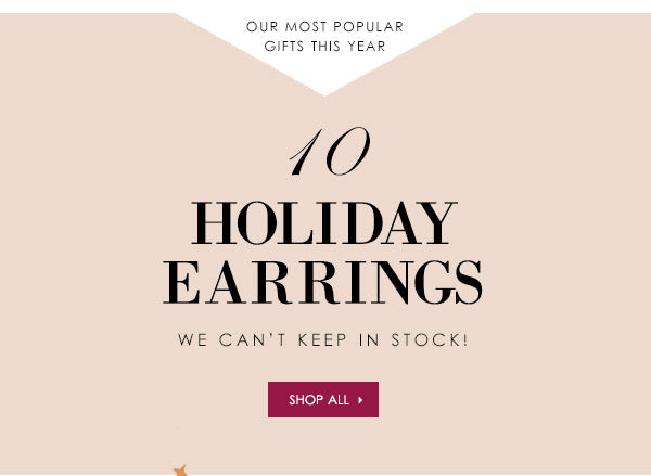 10 Earrings to Gift for the Holidays | Gifts for Her