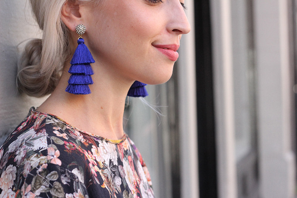 Ways to wear summer earrings for fall - savannah tassel earrings