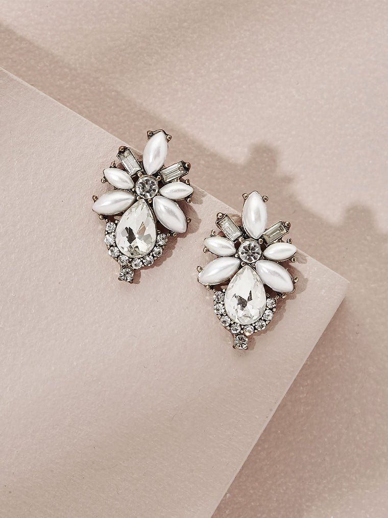 Stud Earrings | Cluster Studs · Pave Drop Earrings – Olive + Piper