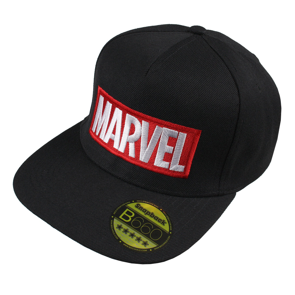 Marvel Mens - Logo - Cap - Black – MEGATSHIRTSTORE
