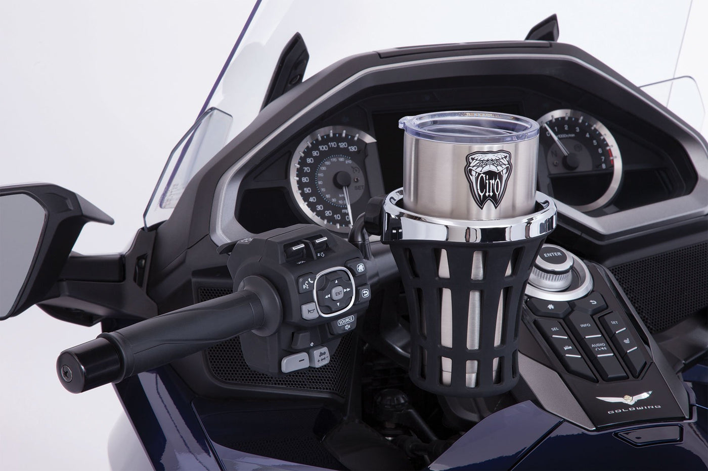 Honda Gold Wing Passenger & Driver Drink Holders Goldstrike