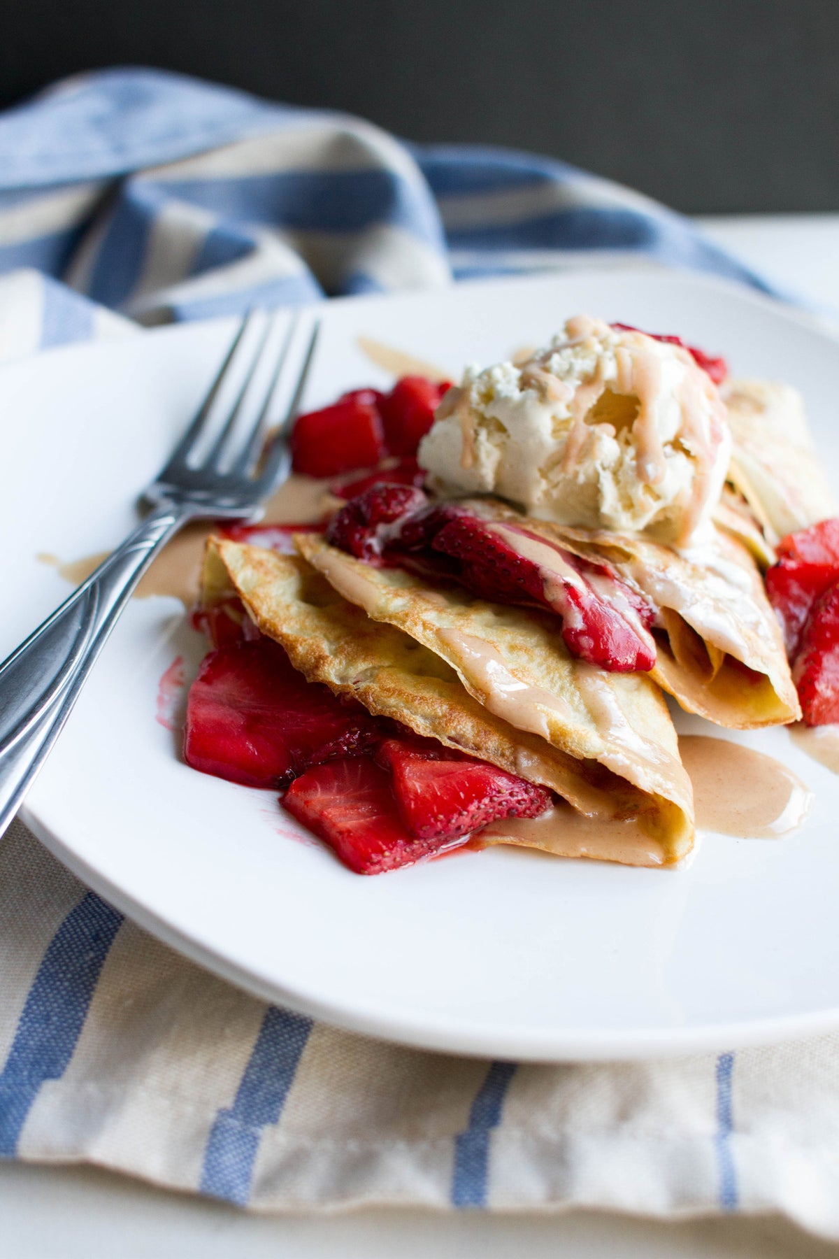 Vanilla Roasted Strawberry Crepes – Nikki&amp;#39;s Coconut Butter