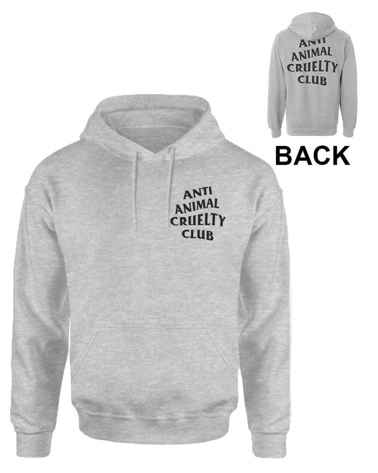 anti animal cruelty club hoodie