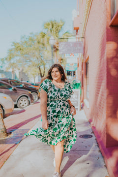 Green Garden Dress