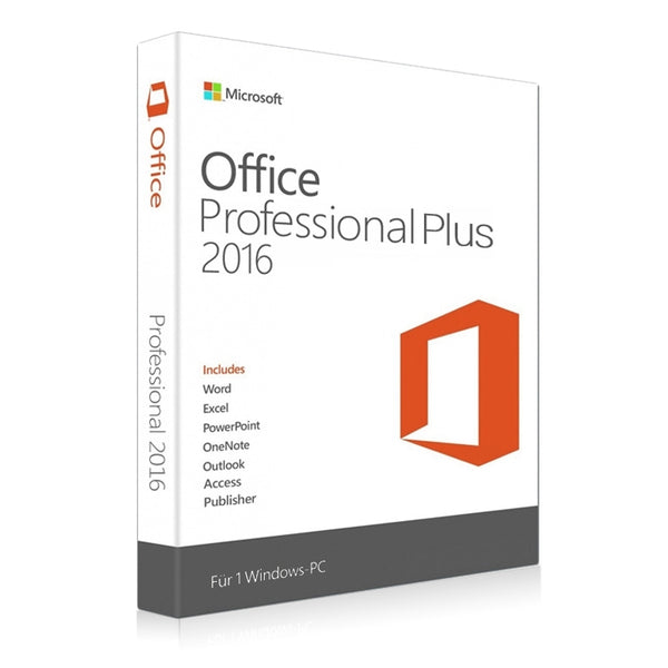 microsoft office professional plus 2016 contents