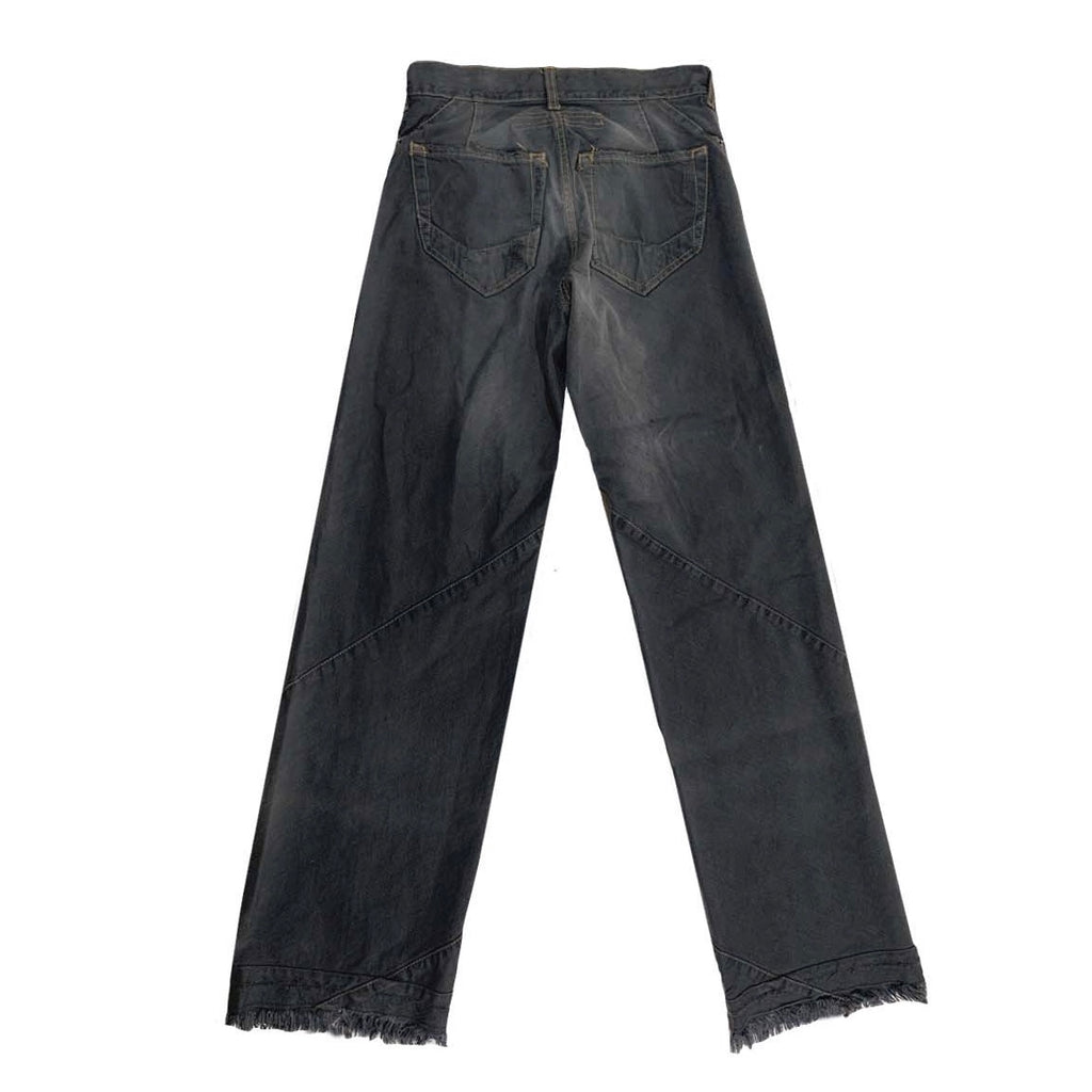 Rick Owens Olmar And Mirta Distressed Denim – The Sacred Montage