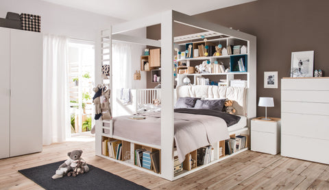 Canopy Bed with Bookcase 4 You collection - toddler room