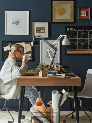 Home Office Navy Blue