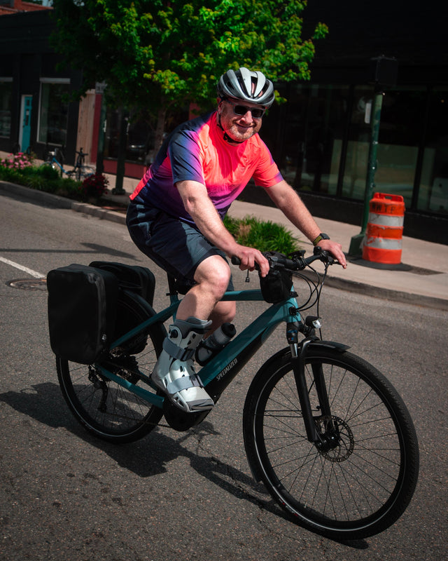 electric bike with cover