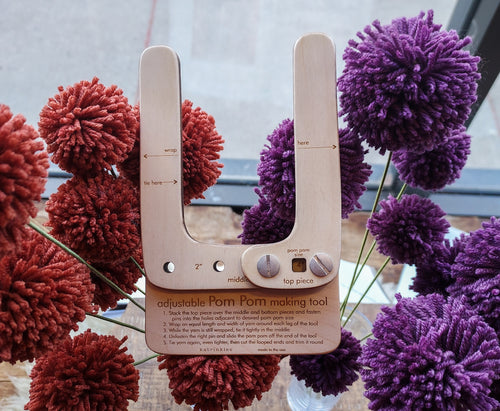 Adjustable Pom Pom Making Tool