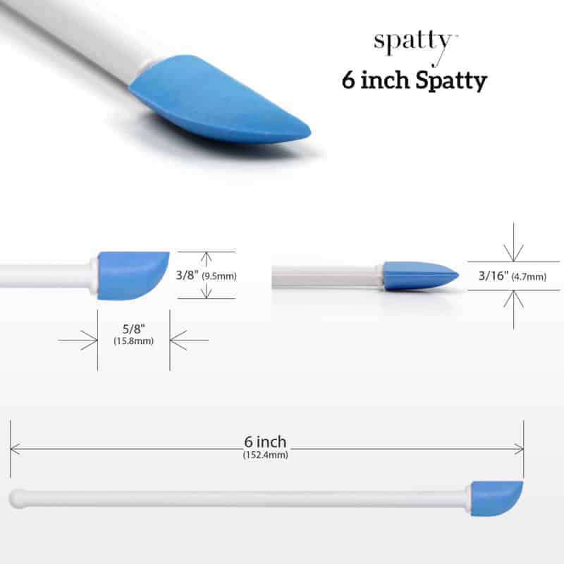 6 INCH PLASTIC MINI SPATULA