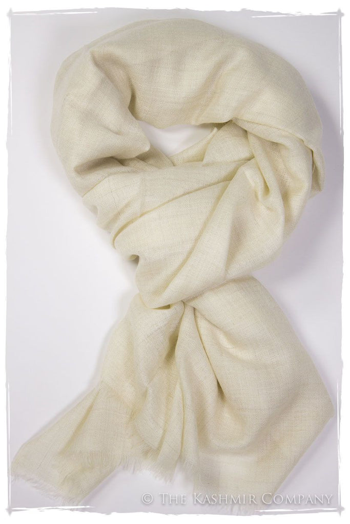 ivory cashmere scarf