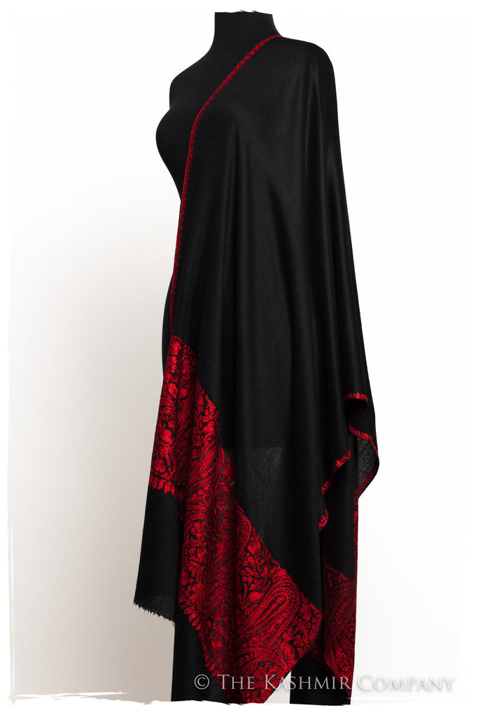 The Sophistiqué Rouge Empress Paisley Shawl — Seasons by The Kashmir ...