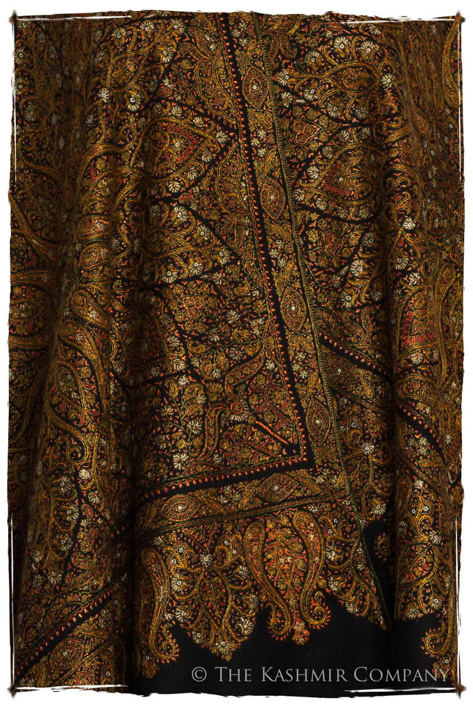 The Golden Tapestry - Grand Pashmina Shawl — Seasons by The Kashmir Company