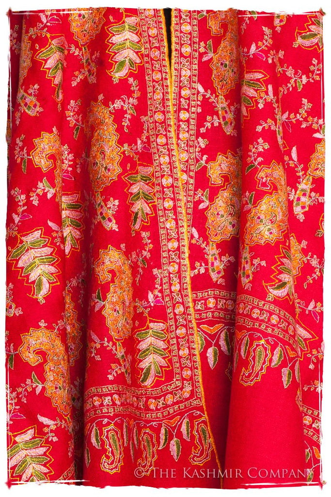 Ville Rouge - Grand Pashmina Shawl — Seasons by The Kashmir Company