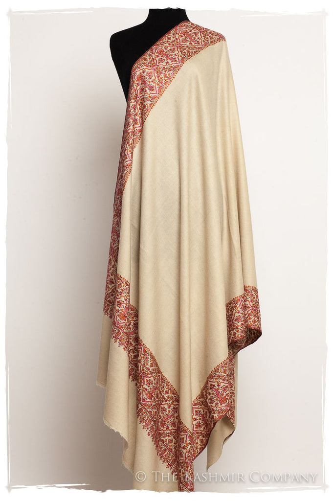 La Orange et Rose - Grand Pashmina Shawl — Seasons by The Kashmir Company