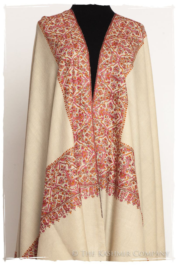 La Orange et Rose - Grand Pashmina Shawl — Seasons by The Kashmir Company