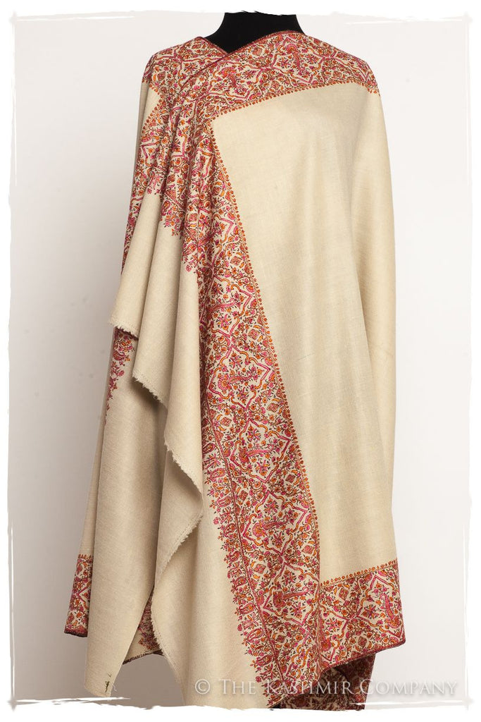 La Orange et Rose - Grand Pashmina Shawl — Seasons by The Kashmir Company