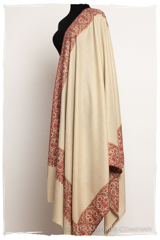 La Orange et Rose - Grand Pashmina Shawl — Seasons by The Kashmir Company