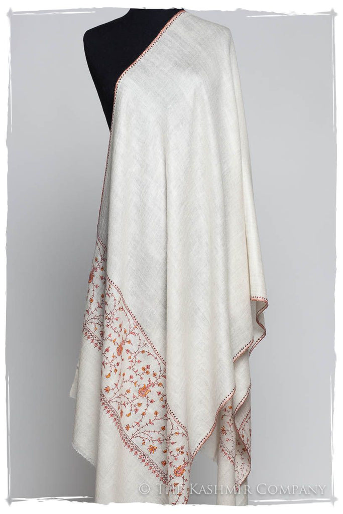 Ivoire de Jardin Frontière L'amour Soft Cashmere Scarf/Shawl — Seasons ...