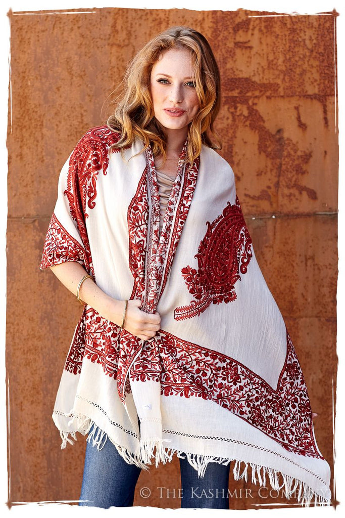Sienna Frontiere Royale Paisly Shawl — Seasons by The Kashmir Company