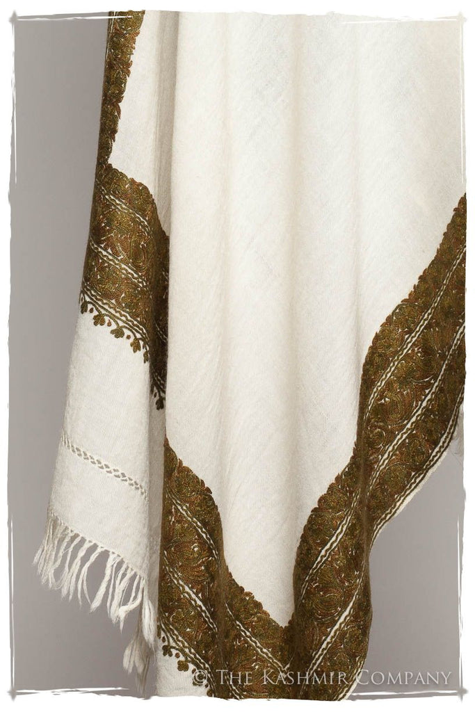 Trois Frontière Henna Ivoire Mascarade Shawl — Seasons by The Kashmir ...