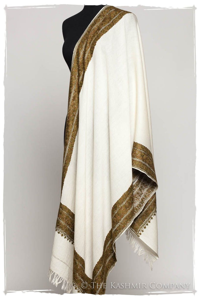 Trois Frontière Henna Ivoire Mascarade Shawl — Seasons by The Kashmir ...