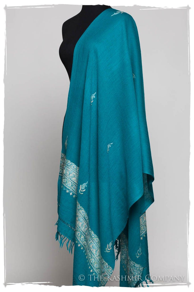 Méditerranée Capri Trois Frontières Bleu Gift Shawl — Seasons by The ...