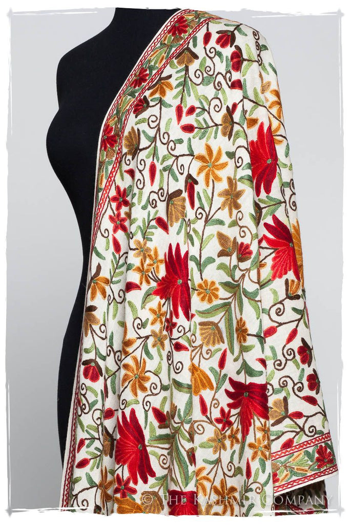 Jardin de Renoir Notre Dame Shawl — Seasons by The Kashmir Company