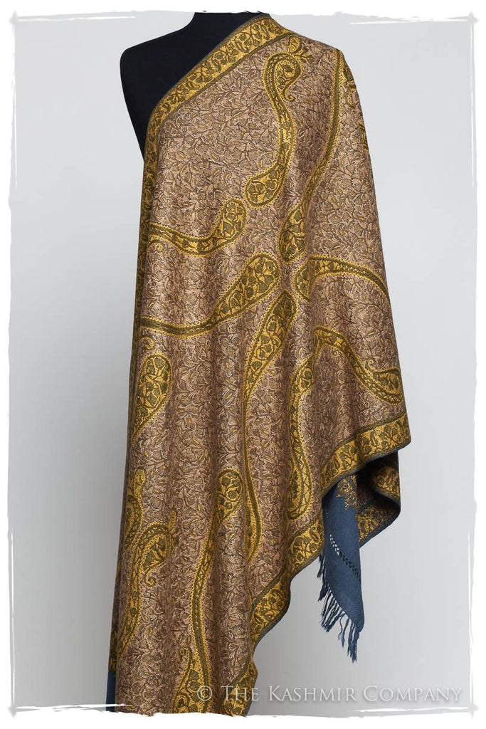 Bleu Royale au Trésor Paisley Antiquaires Shawl — Seasons by The ...