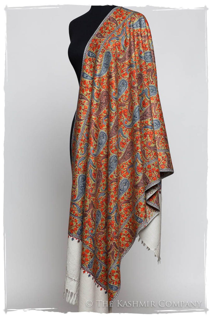 Trésor de l'océan Paisley Antiquaires Shawl — Seasons by The Kashmir ...