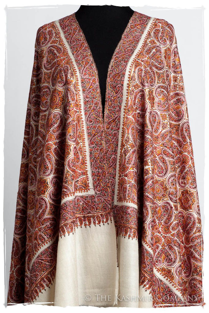 Marché Aux Fleurs - Grand Pashmina Shawl — Seasons by The Kashmir Company