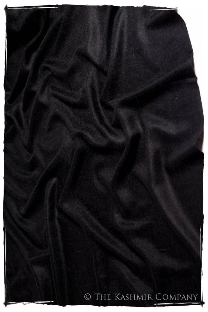 Caviar Ebony - Le Luxe Simple - Grand Handloom Pashmina Shawl — Seasons ...