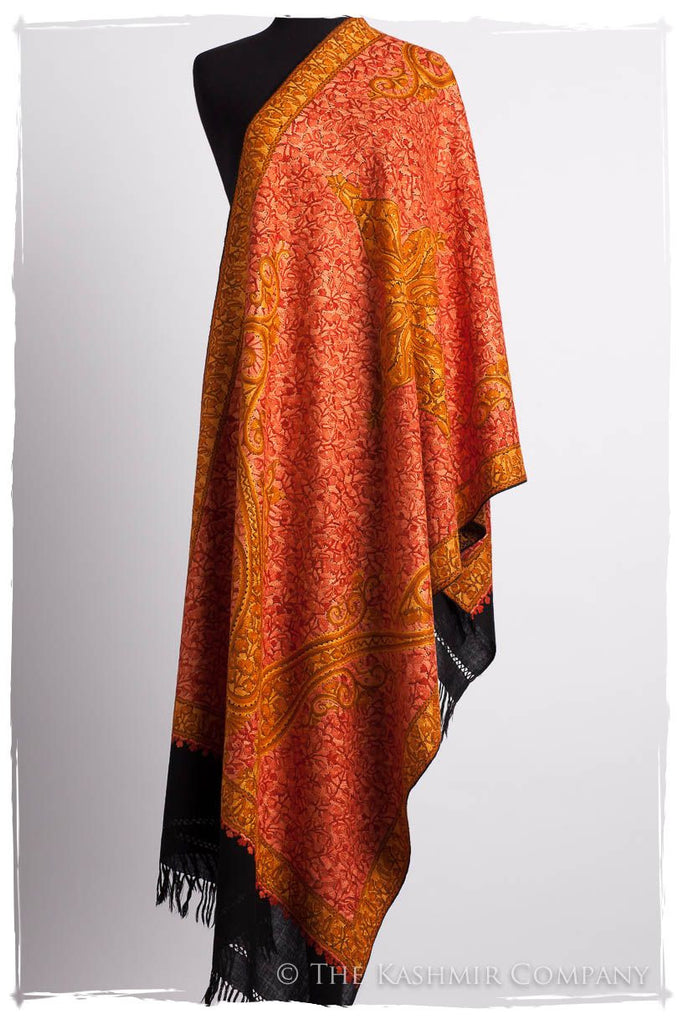 Couleurs de Cuivre Paisley Antiquaires Shawl — Seasons by The Kashmir ...