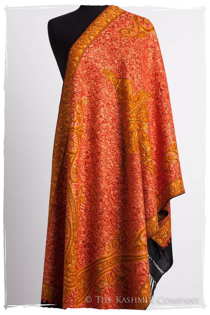 Couleurs de Cuivre Paisley Antiquaires Shawl — Seasons by The Kashmir ...