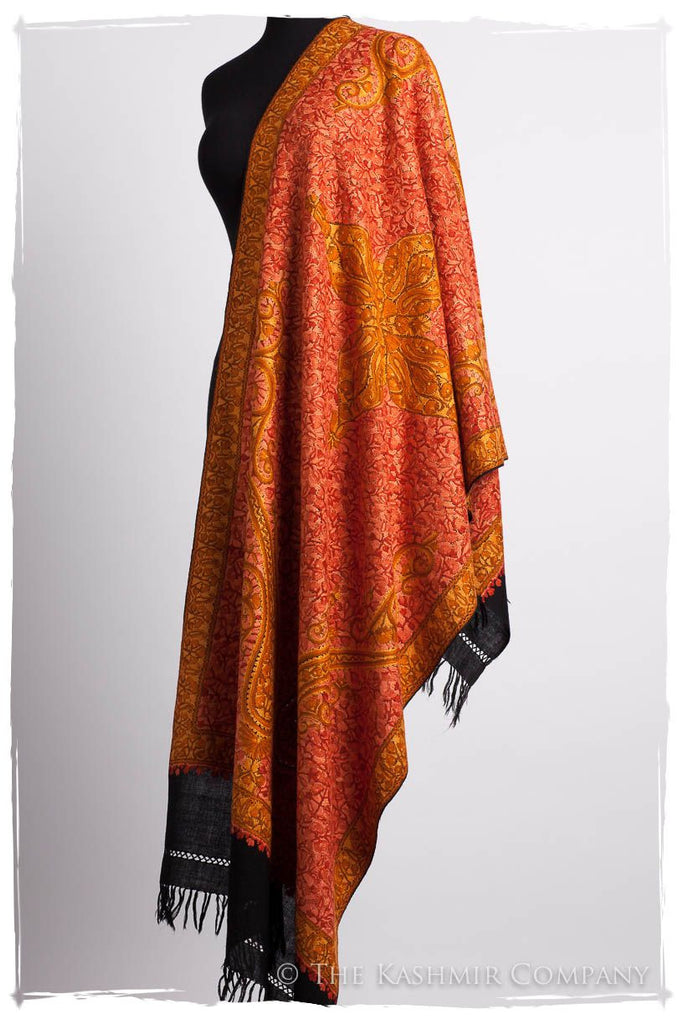 Couleurs de Cuivre Paisley Antiquaires Shawl — Seasons by The Kashmir ...