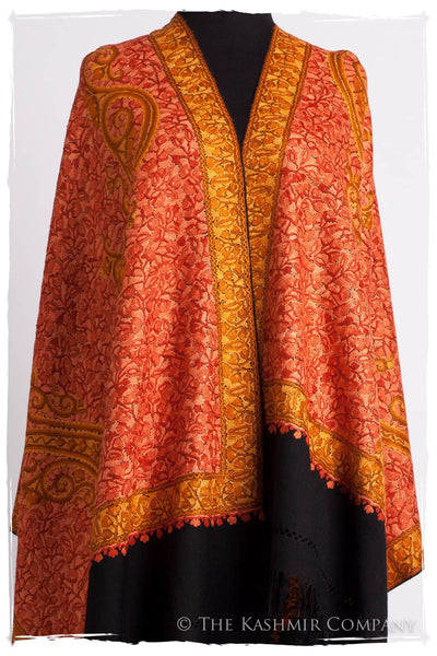 Couleurs de Cuivre Paisley Antiquaires Shawl — Seasons by The Kashmir ...