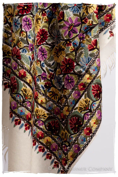 Beau Soleil Français Antiquaires Shawl — Seasons by The Kashmir Company