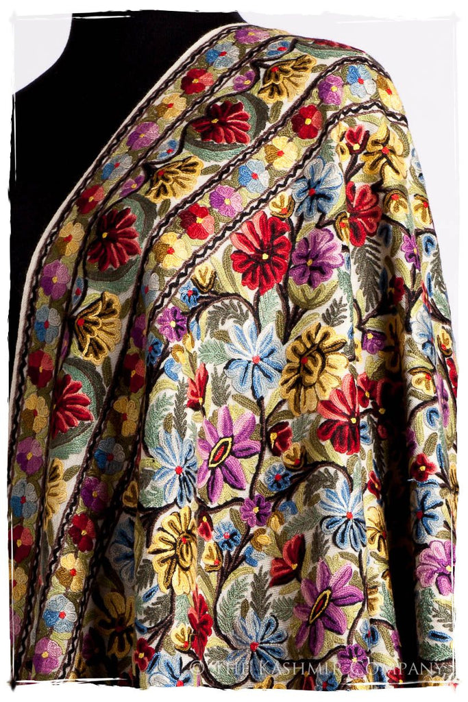 Beau Soleil Français Antiquaires Shawl — Seasons by The Kashmir Company