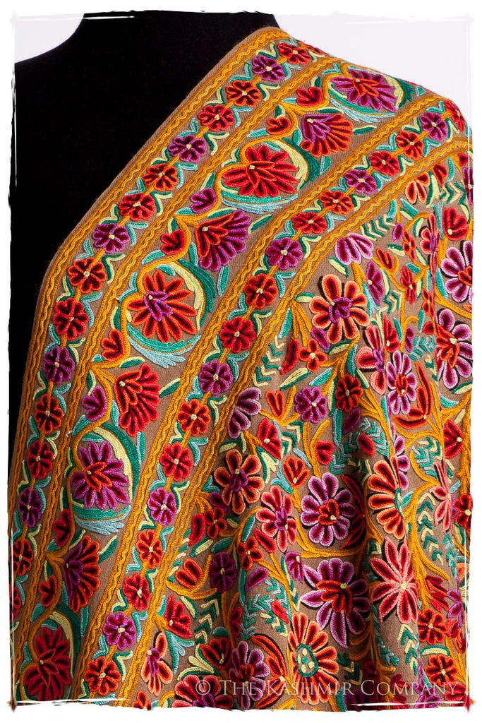 La Belle Époque Antiquaires Shawl — Seasons by The Kashmir Company