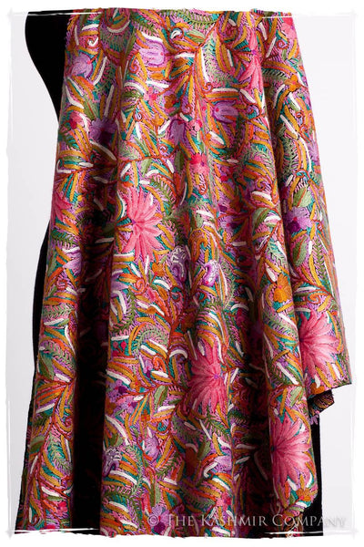 Le Rose et le Lilas Jardin Antiquaires Shawl — Seasons by The Kashmir ...