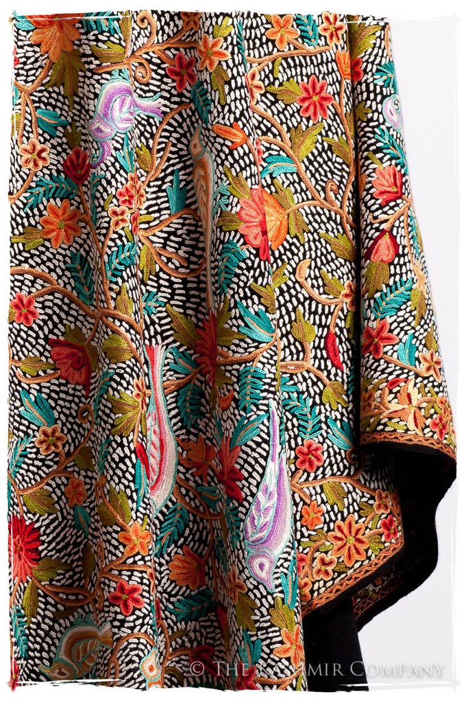 Oiseaux de Montagne Suisses Antiquaires Shawl — Seasons by The Kashmir ...