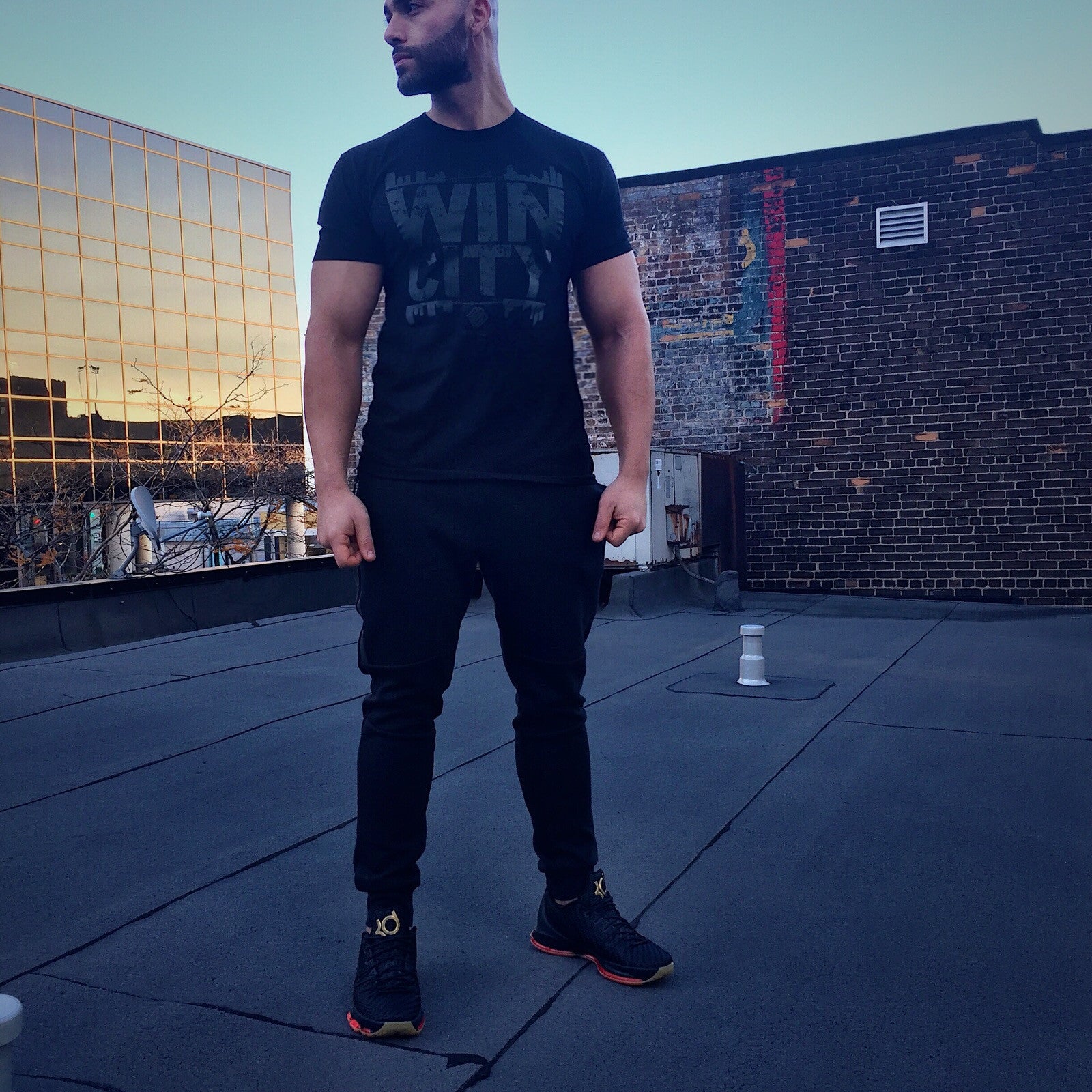 WIN CITY BLACK OUT TEE