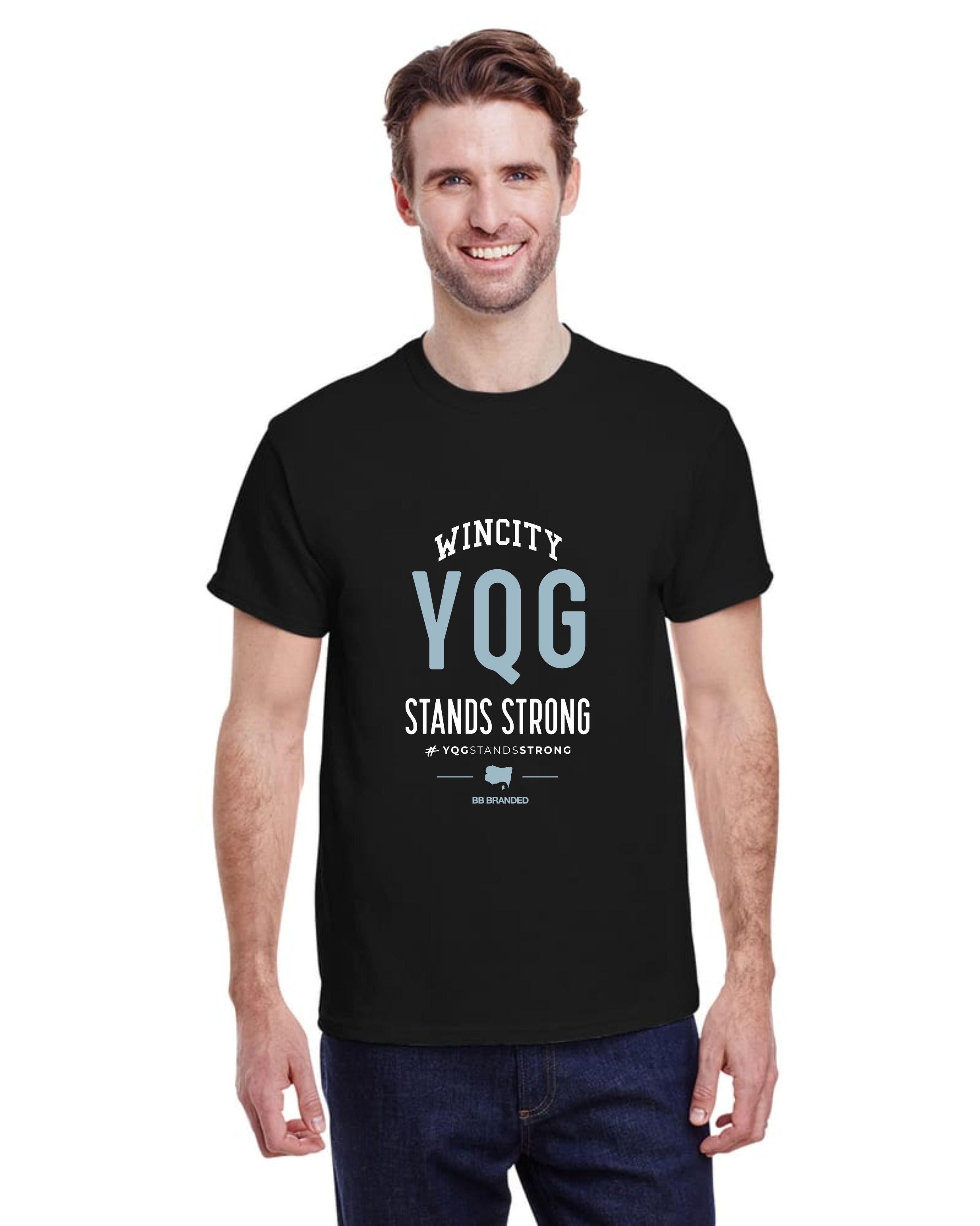 WIN CITY #YQGSTANDSSTRONG TEE