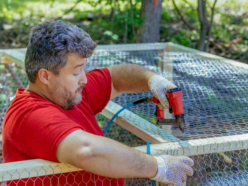 Constructing chicken coop