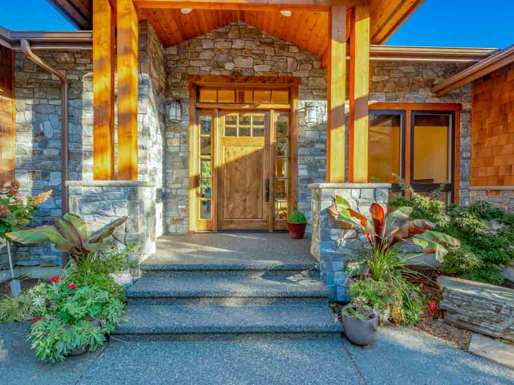 Natural Stones on House