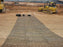 Tensar Uniaxial Geogrid installed over graded dirt