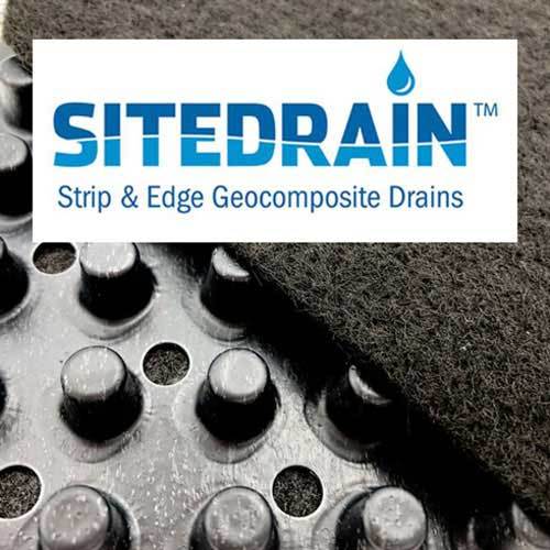 Sitedrain geocomposite sheet drains by American Wick Drain